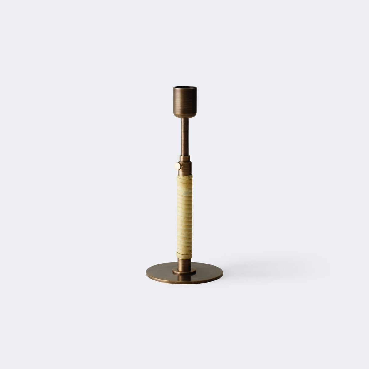 Audo Copenhagen Duca Candle Holder Bronzed Brass#Finish_Bronzed Brass