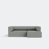 Audo Copenhagen Eave Modular Sofa, 2-Seater, Configuration 5-6 Safire 001 Configuration 5