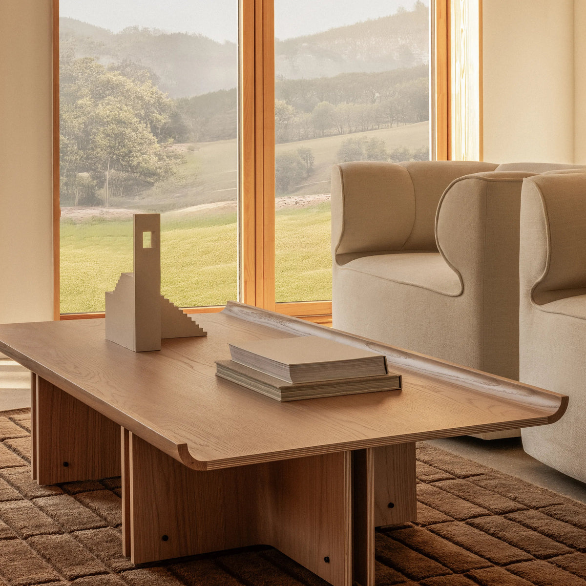 Audo Copenhagen Eave Seamline Lounge Chair Siennatonal 12 - KANSO#Upholstery_Siennatonal 12