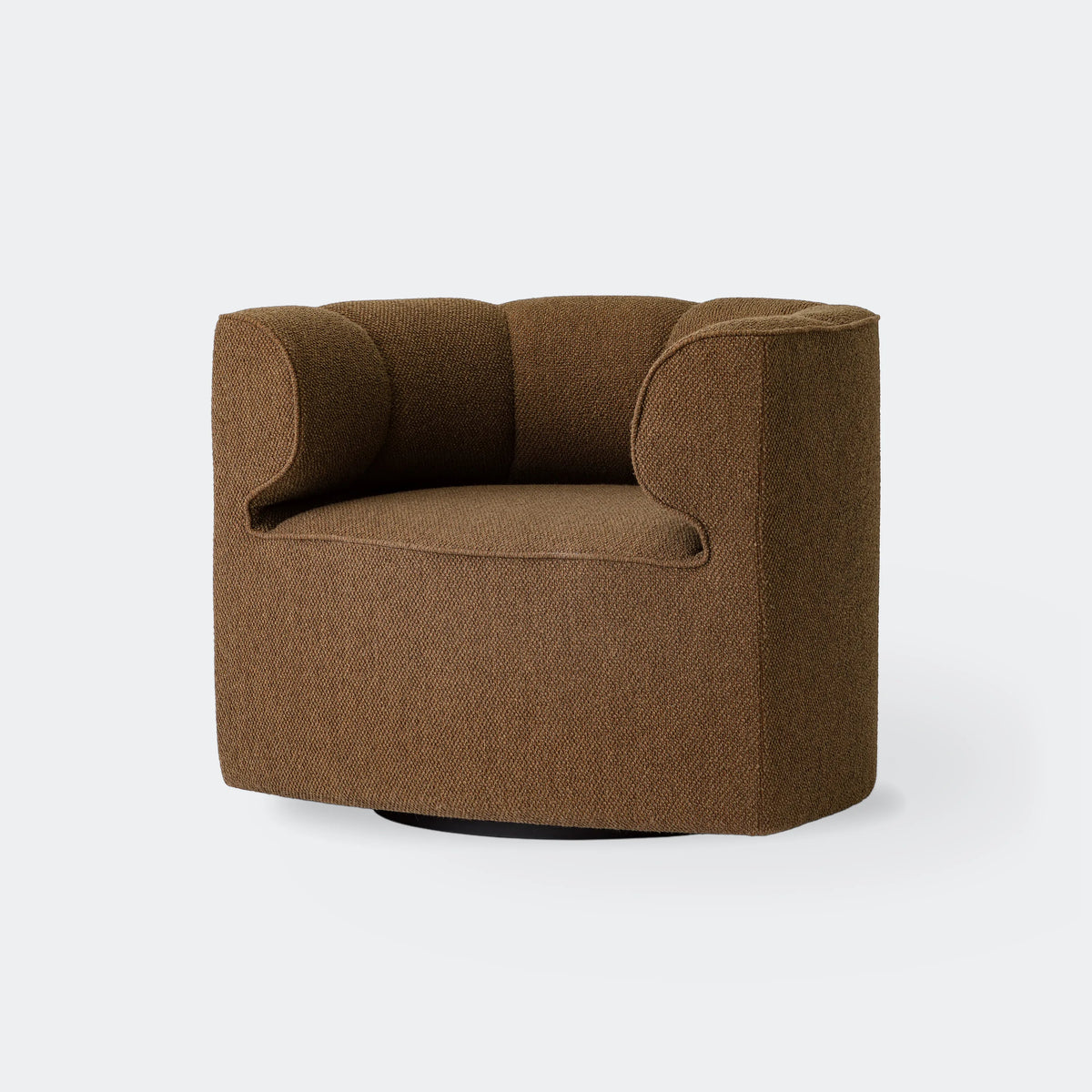 Audo Copenhagen Eave Seamline Lounge Chair Logan Nutmeg - KANSO#Upholstery_Logan Nutmeg