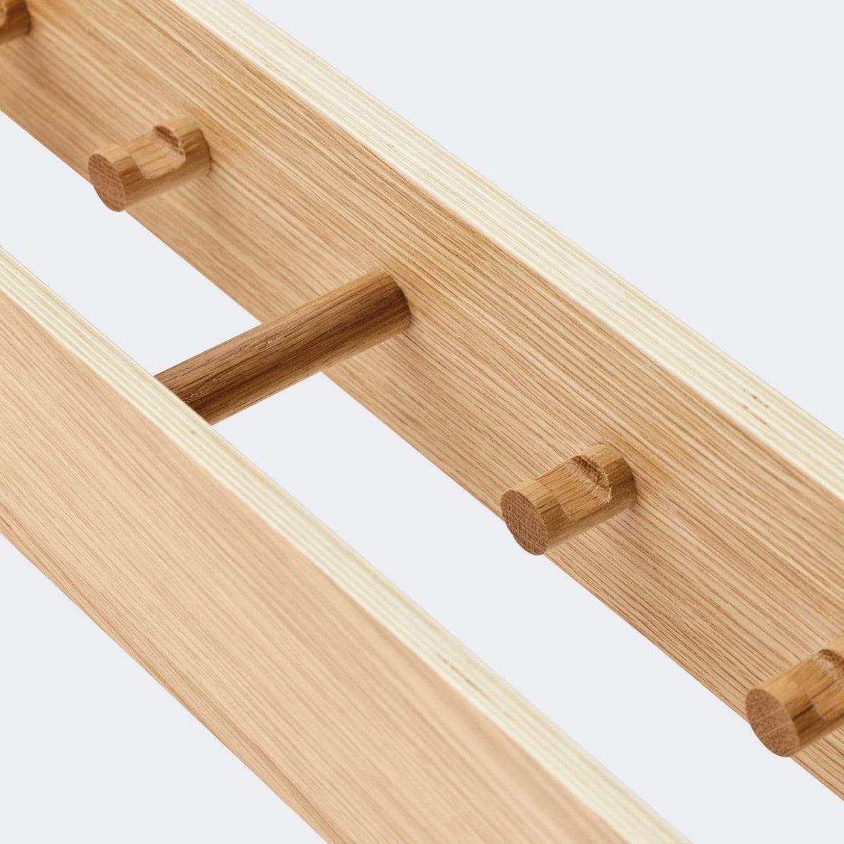 Audo Copenhagen Epoch Rack Dark Stained Oak 4.3" D x 31" L#Finish_Dark Stained Oak