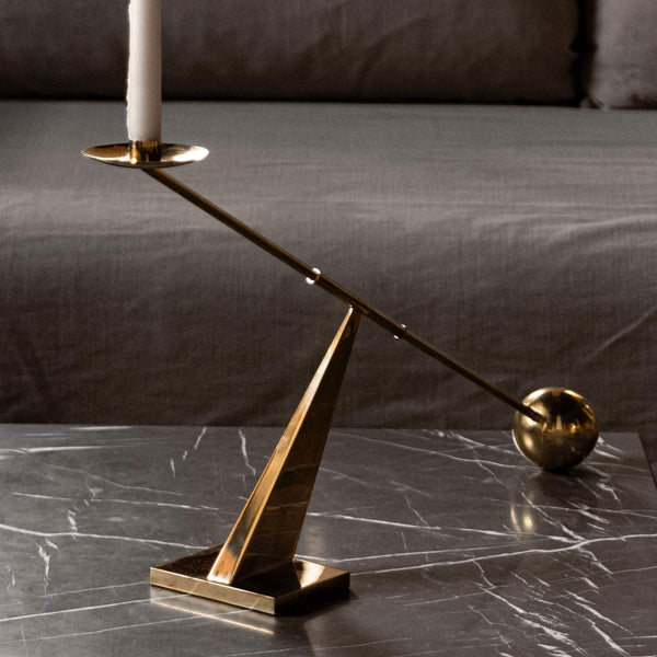 ignus flameless candle, h22,5 - candlesticks ... Audo Copenhagen Interconnect Candle Holder