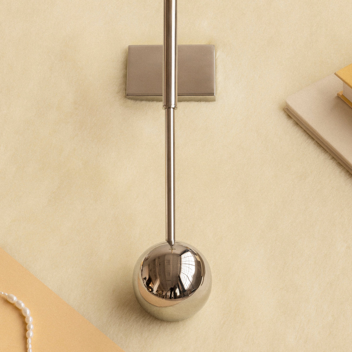 Audo Copenhagen Interconnect Candle Holder, Small Stainless Steel#Material_Stainless Steel