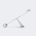 Audo Copenhagen Interconnect Candle Holder, Small Stainless Steel#Material_Stainless Steel