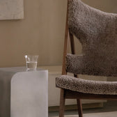 Audo Copenhagen Knitting Chair, Sheepskin Upholstery