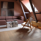 Audo Copenhagen Knitting Chair, Sheepskin Upholstery