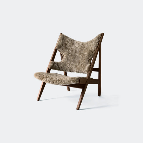 Knitting Chair, Sheepskin Upholstery