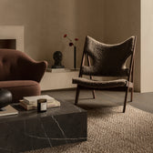 Audo Copenhagen Knitting Chair, Sheepskin Upholstery