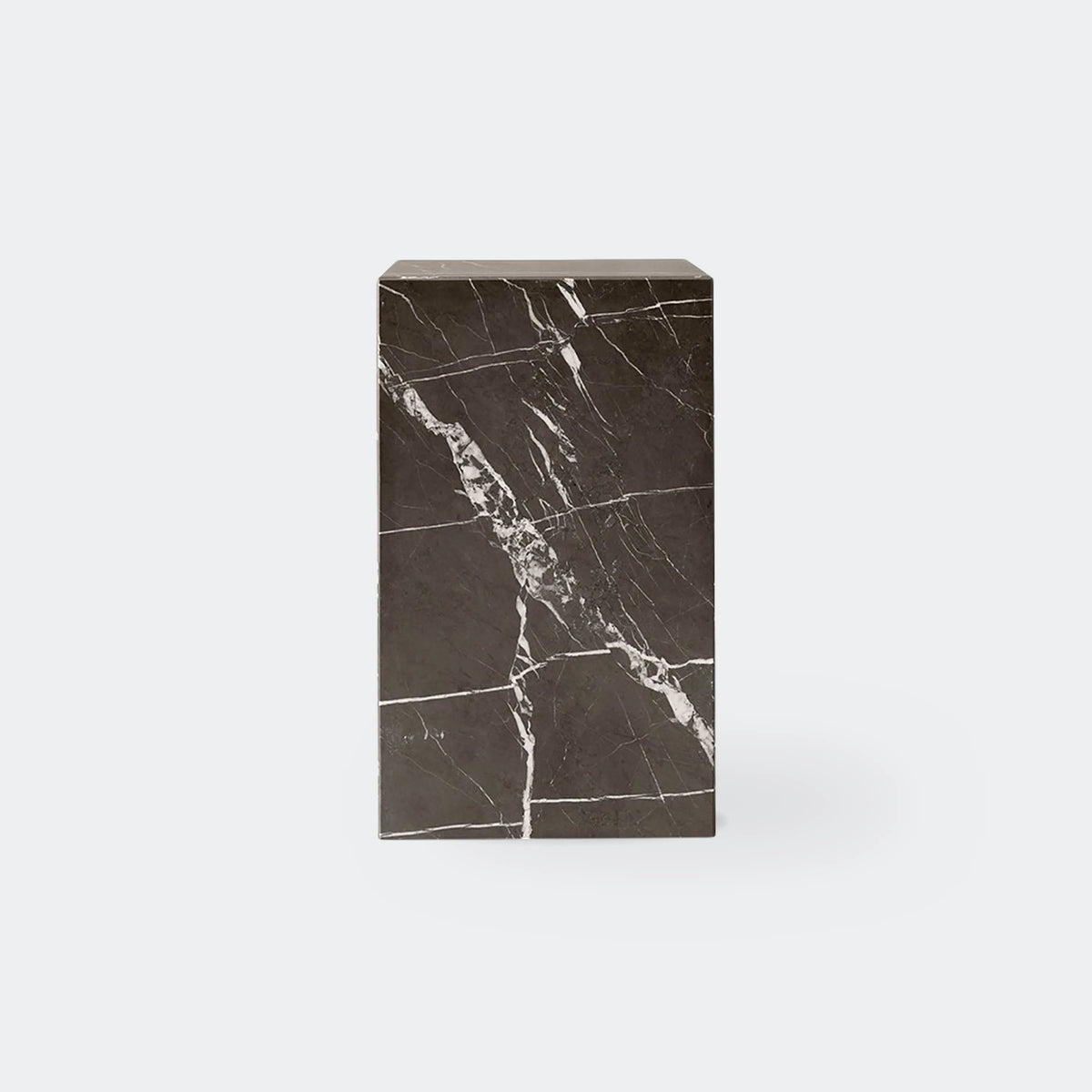 Audo Copenhagen Marble Plinth, Tall Grey Kendzo Marble#Color_Grey Kendzo Marble
