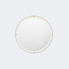 Audo Copenhagen Nimbus Mirror Polished Brass 43in#Finish_Polished Brass