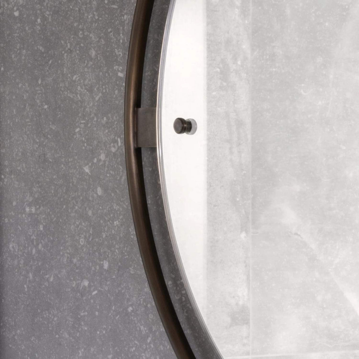 Audo Copenhagen Nimbus Mirror Bronzed Brass 43in#Finish_Bronzed Brass
