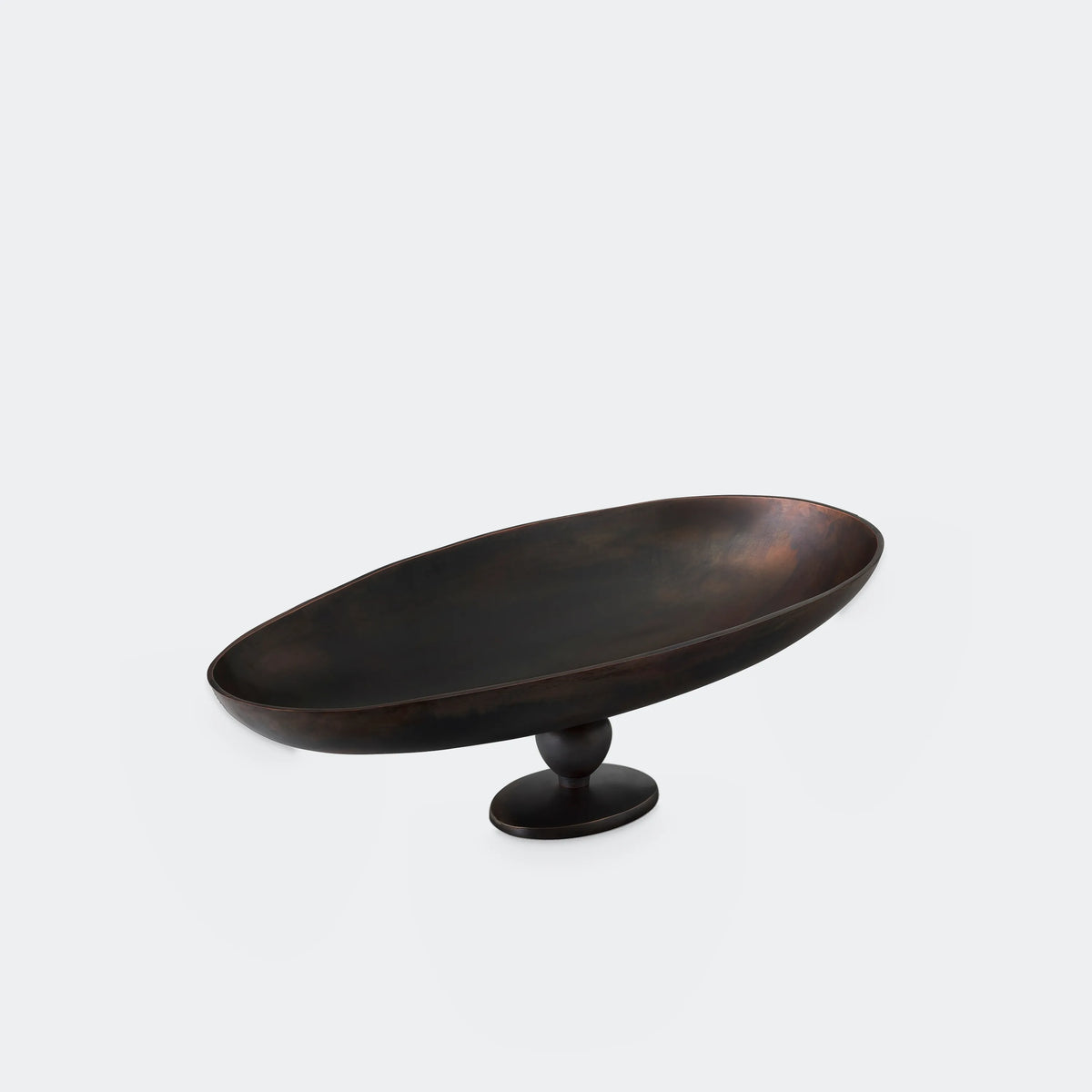 Audo Copenhagen Pavot Centerpiece, bronzed aluminum, angle - KANSO