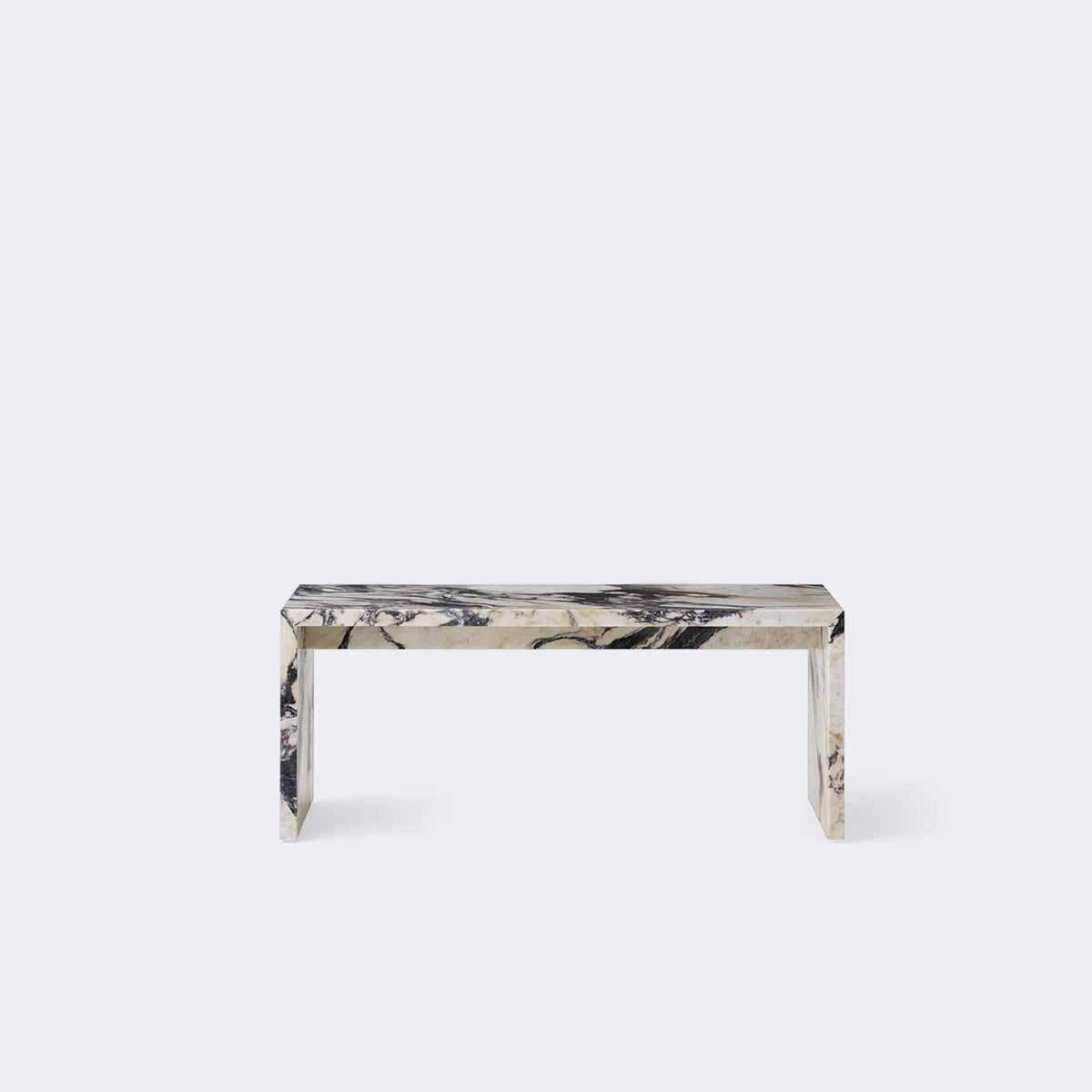 Audo Copenhagen Plinth Bridge Calacatta Viola - KANSO#Finish_Calacatta Viola