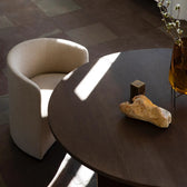 Audo Copenhagen Tearoom Chairs Lounge Chair Made To Order (10-12 Weeks) MENU Boucle #02 (Beige) - KANSO