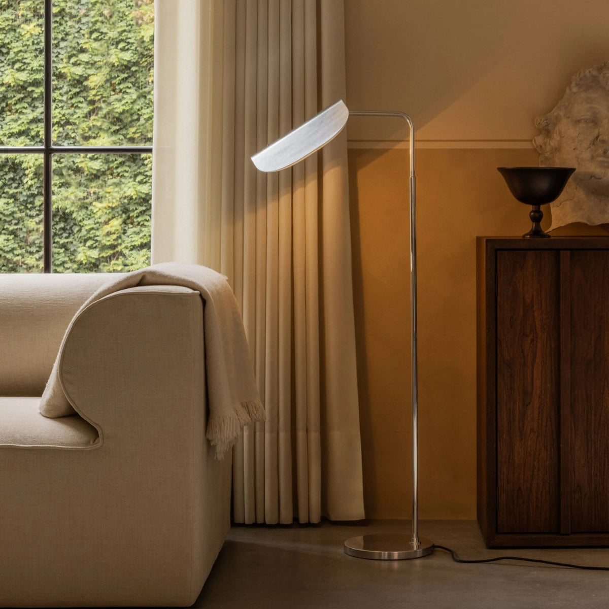 Audo Copenhagen Wing Floor Lamp Polished#Finish_Polished
