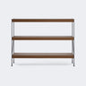 Audo Copenhagen Zet Storage System, 60 in. Dark Stained Oak Black Steel - 1 x 3#Material_Dark Stained Oak
