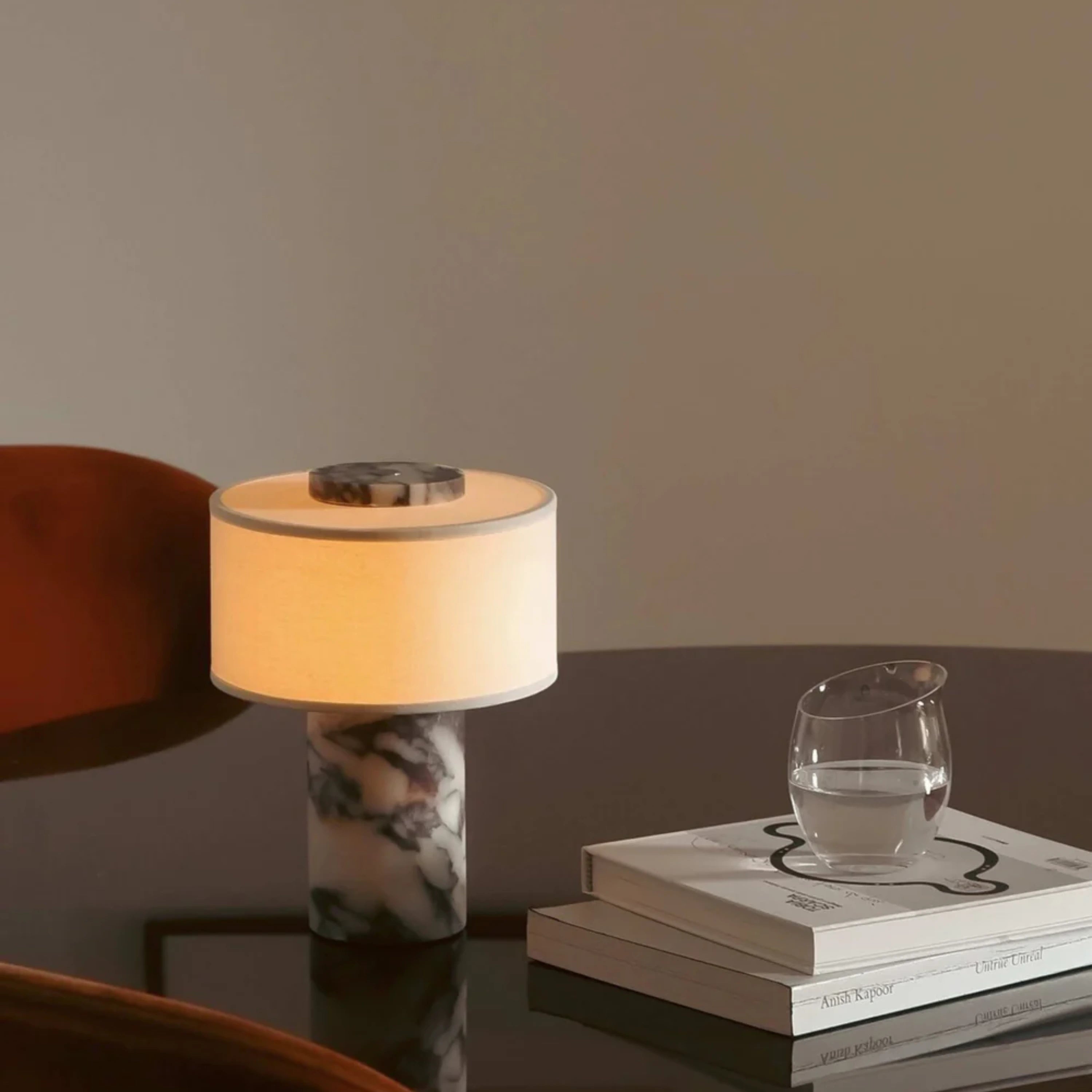 Blossholm Auríe Lamp Calacatta Viola Marble