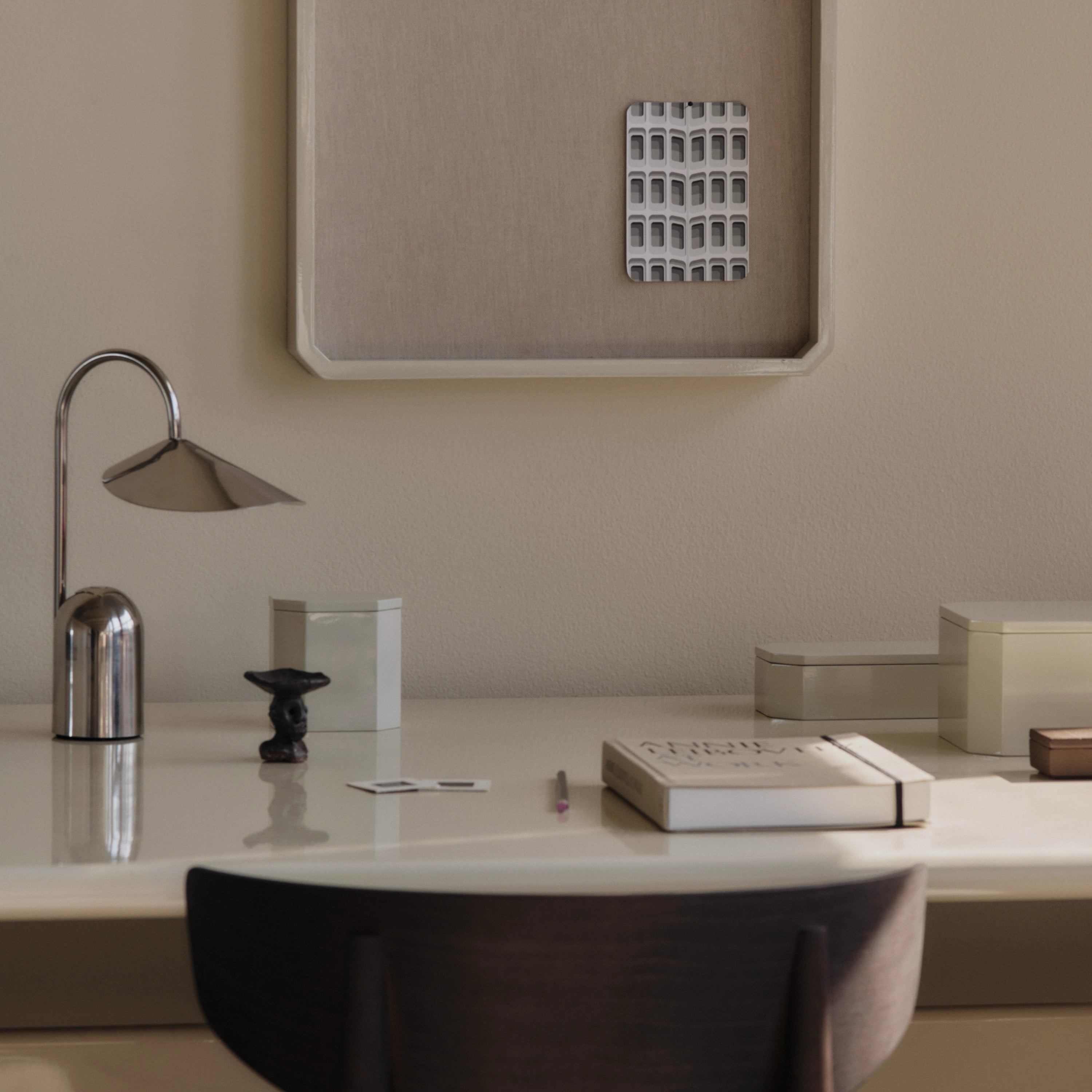 Ferm Living Arum Portable Lamp Stainless Steel - KANSO