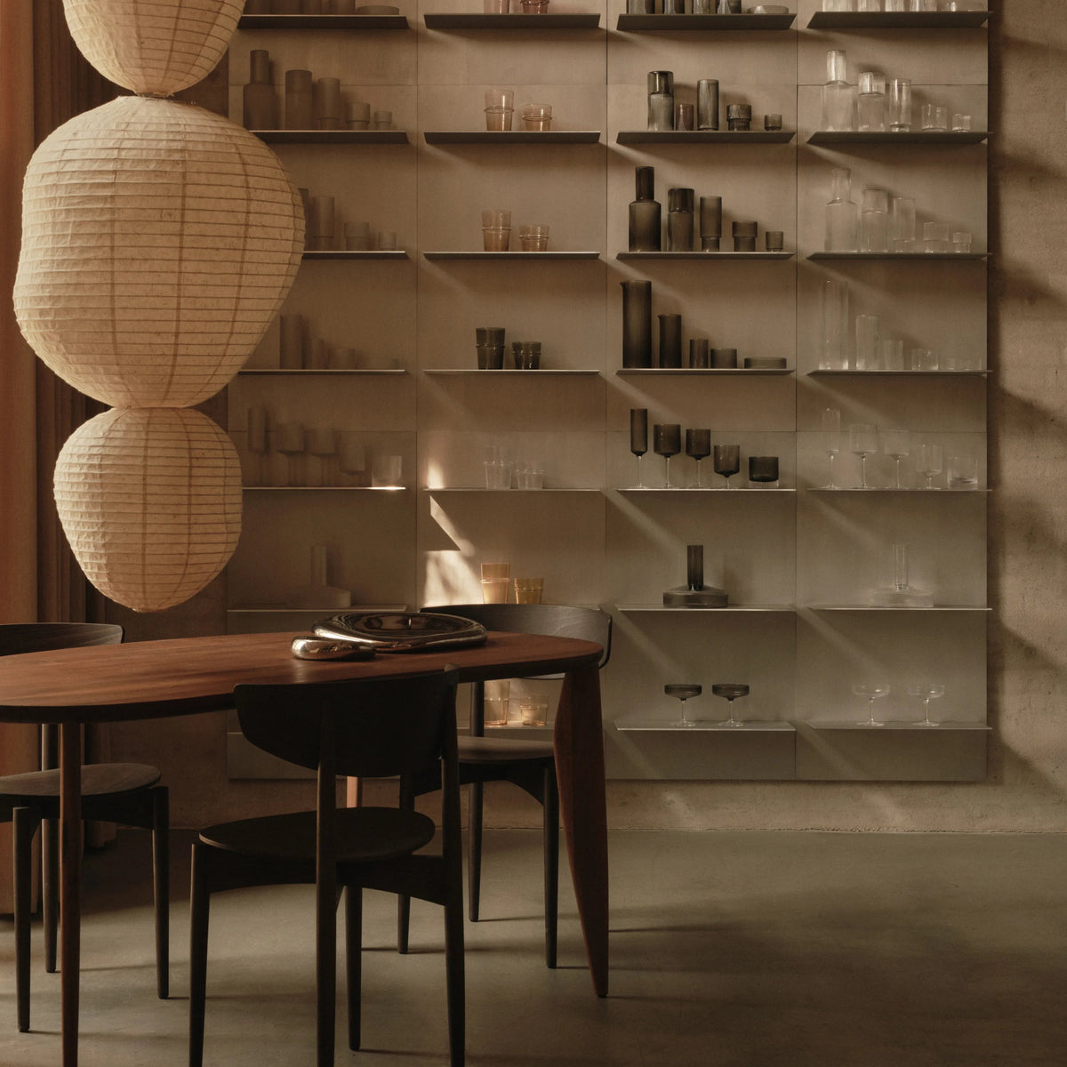 ferm Living Bellure Centrepiece, Silver - KANSO#Color_Silver