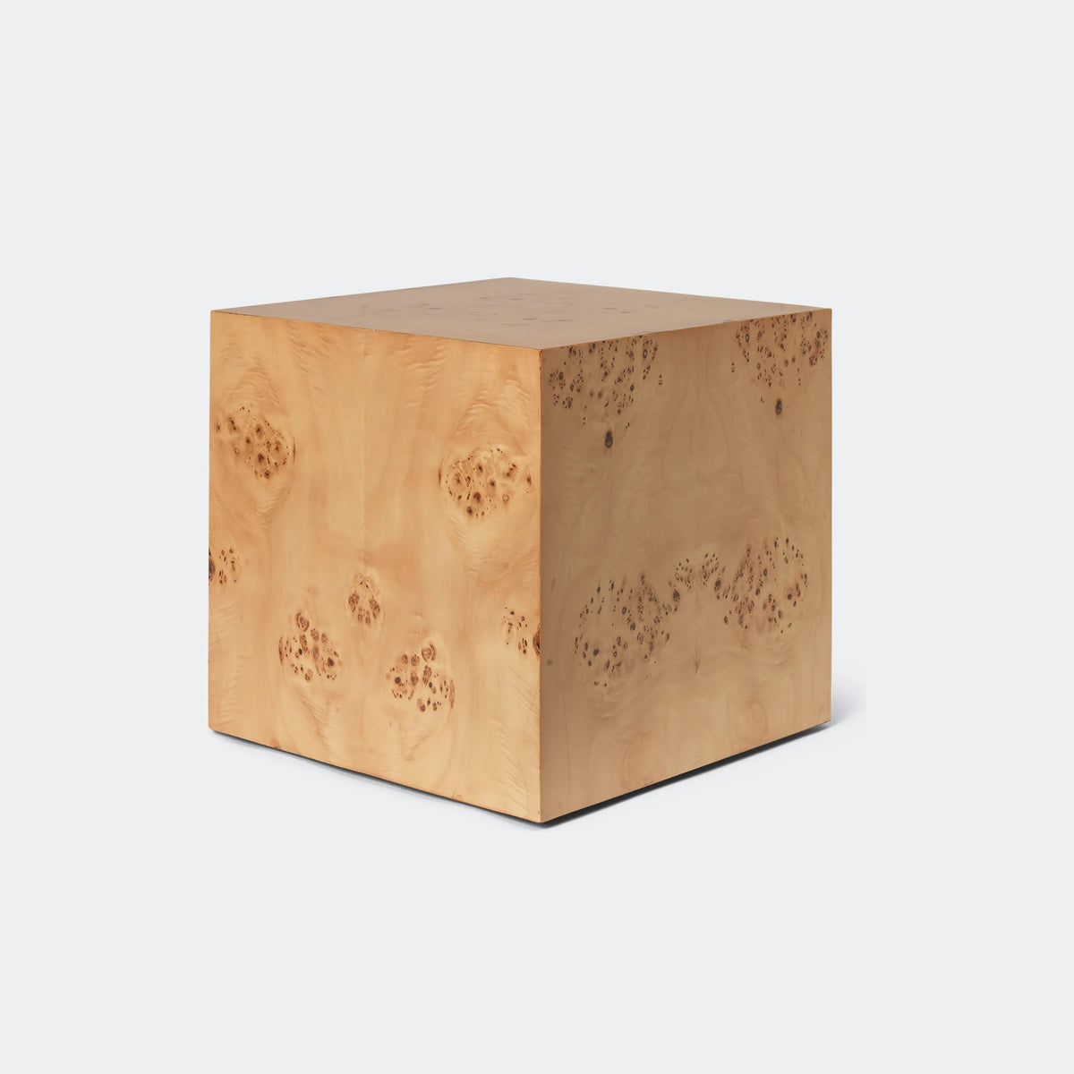 ferm Living Burl Cube Side Table, Natural - KANSO#Color_Natural