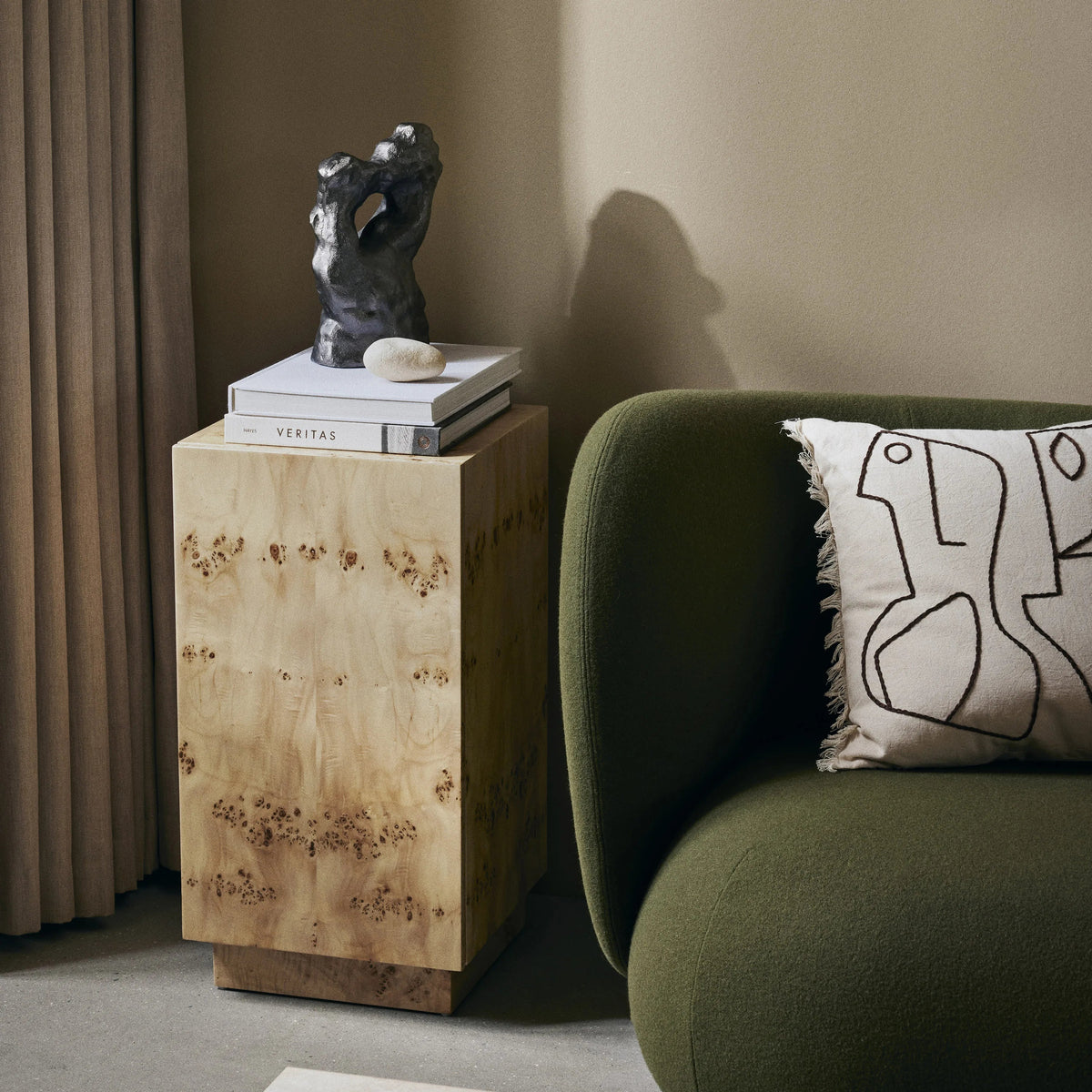 ferm Living Burl Side Table, Natural - KANSO#Color_Natural