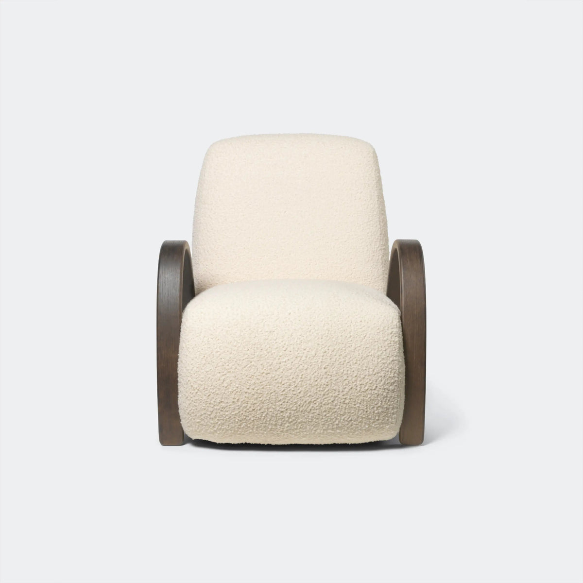Ferm Living Buur Lounge Chair Nordic Bouclé - Off-White#Upholstery_Nordic Bouclé - Off-White