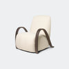Ferm Living Buur Lounge Chair Nordic Bouclé - Off-White#Upholstery_Nordic Bouclé - Off-White