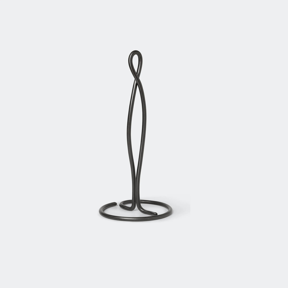 ferm Living Curvature Paper Towel Holder, Black Brass - KANSO#Color_Black Brass