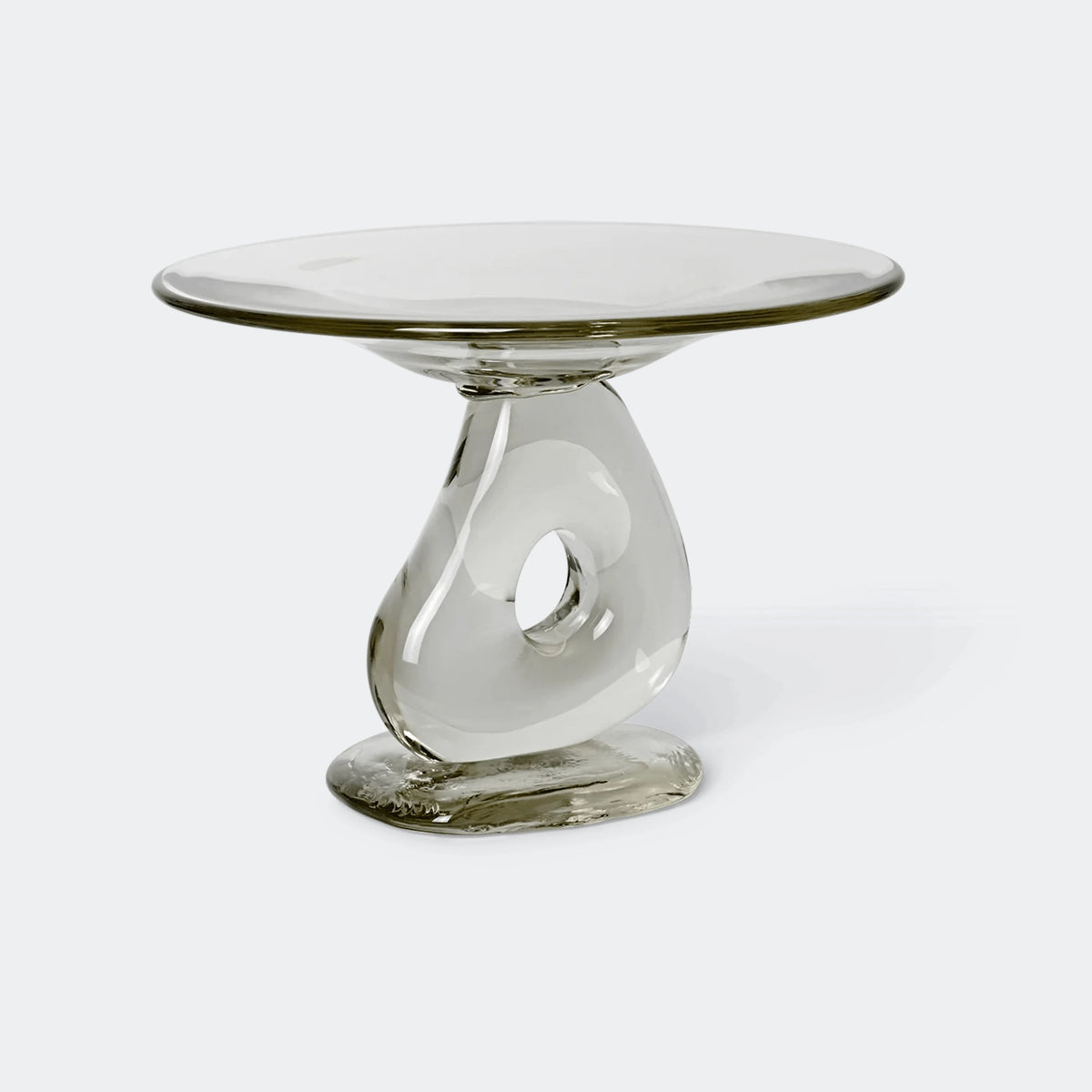 Ferm Living Damo Glass Centerpiece Clear Ø30#Color_Clear