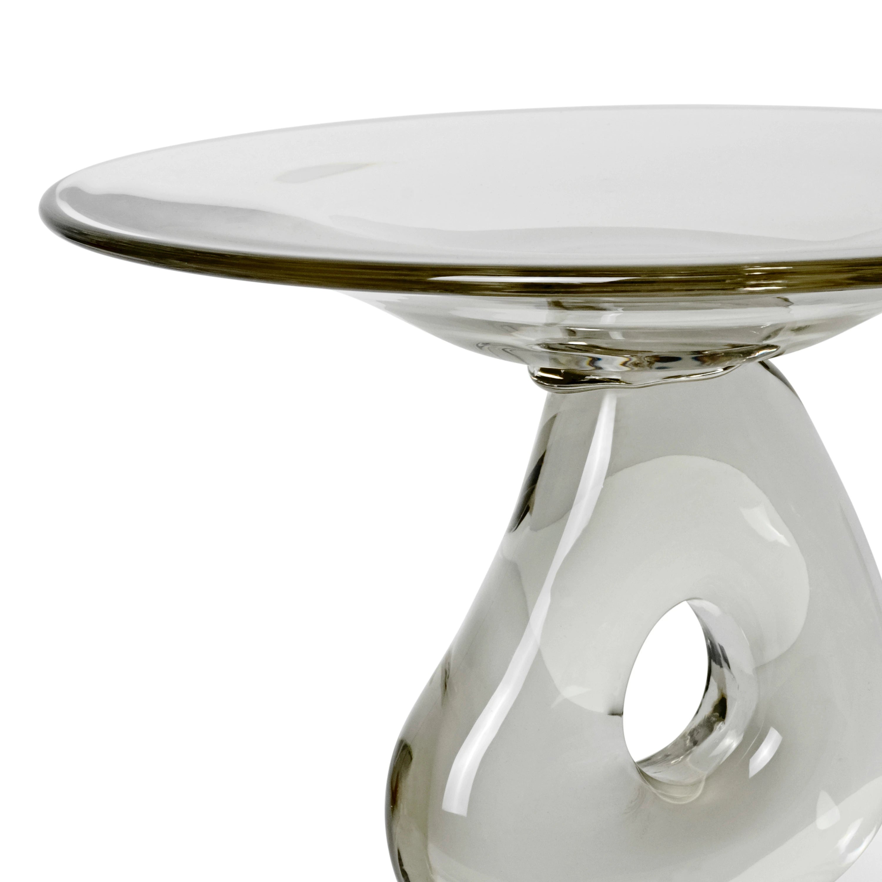 Ferm Living Damo Glass Centerpiece Clear Ø30 - KANSO