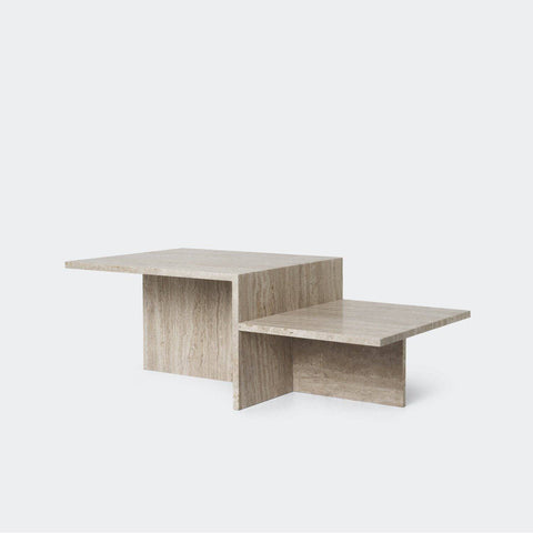 Distinct Travertine Coffee Table