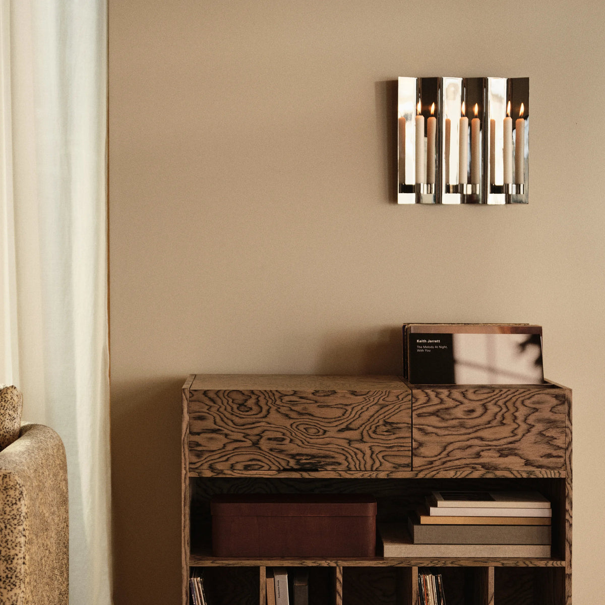 ferm Living Eddy Wall Candle Holder, Triple - KANSO#Size_Triple