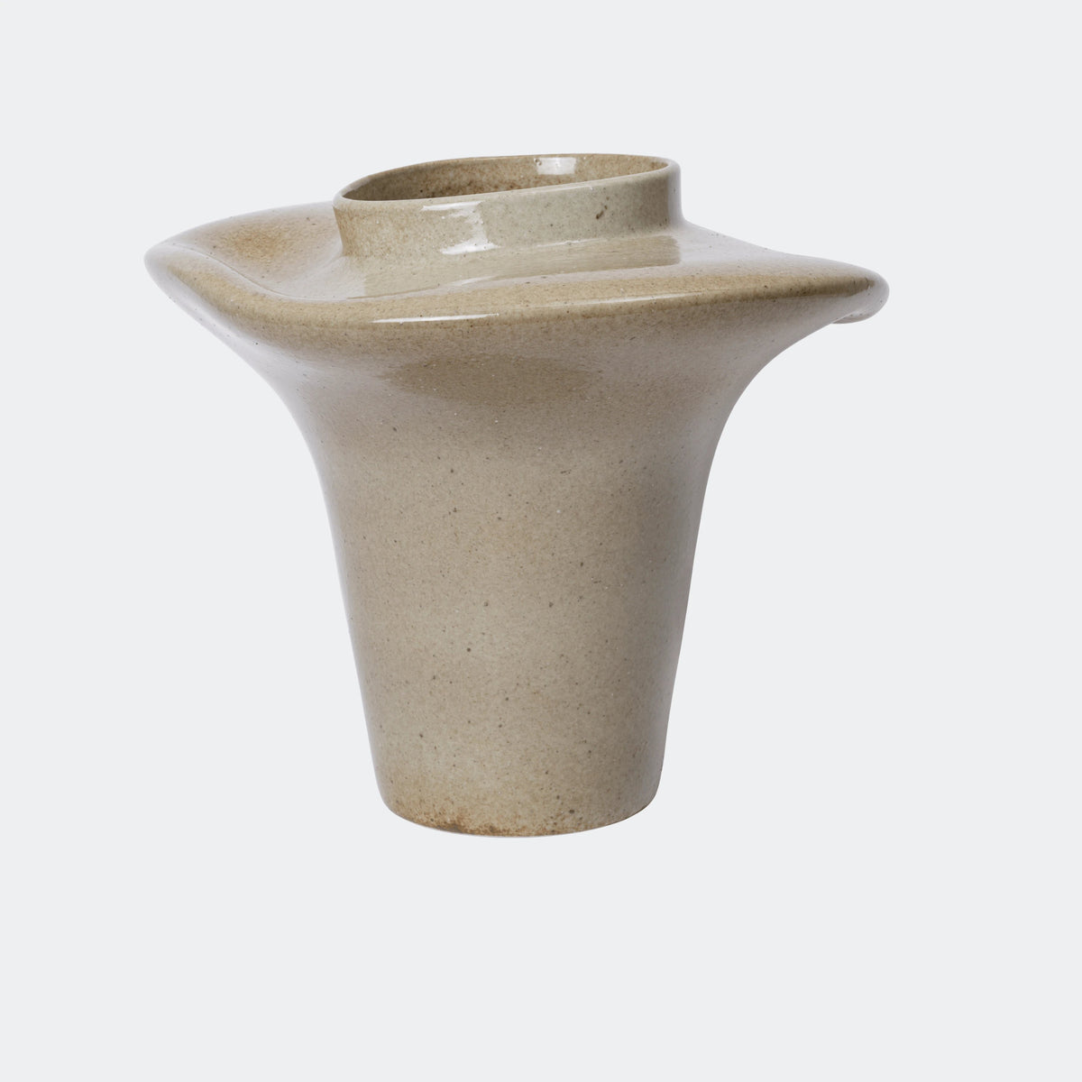 Ferm Living Evio Vase Elm Green Large#Color_Elm Green