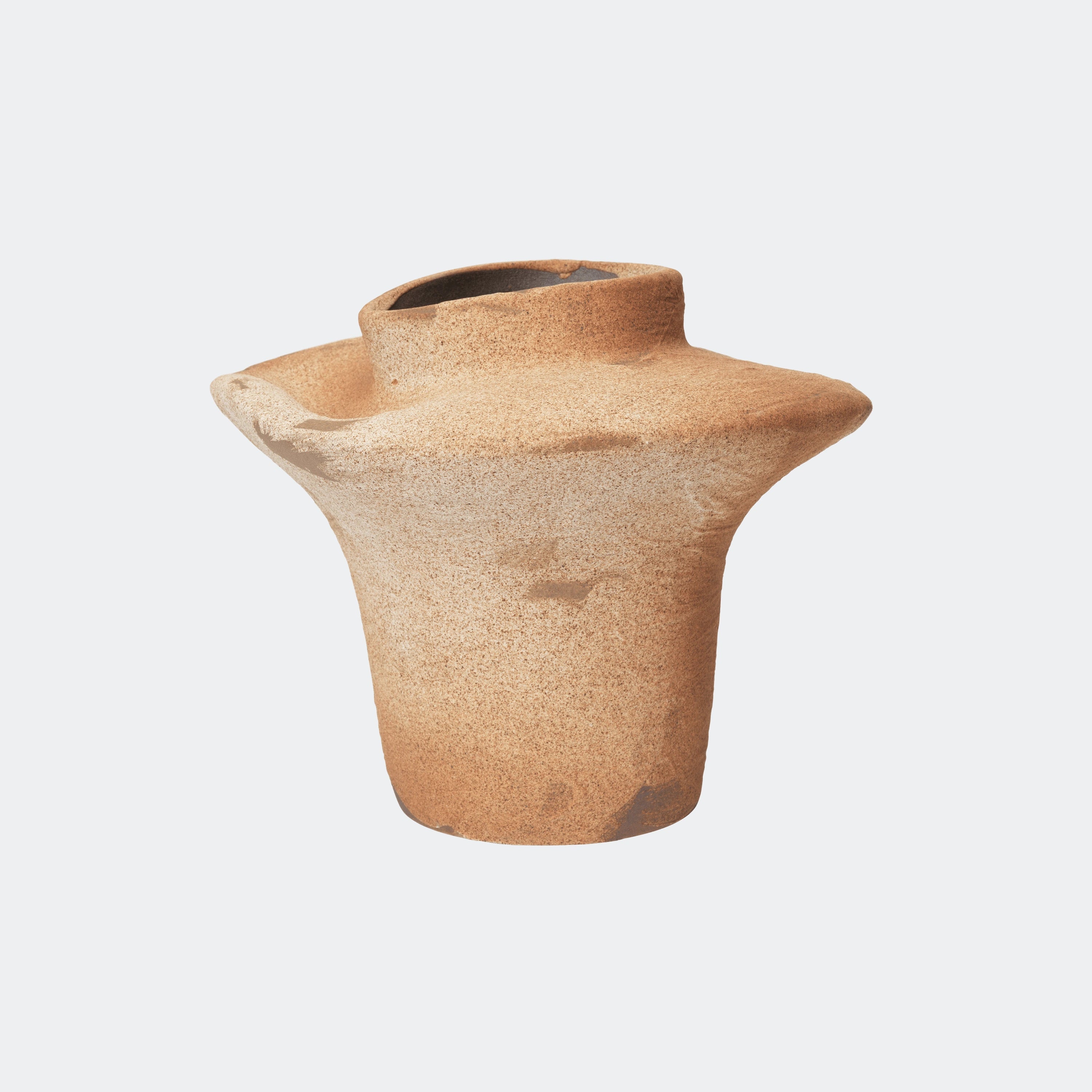 Ferm Living Evio Vase Burnt Umber Small