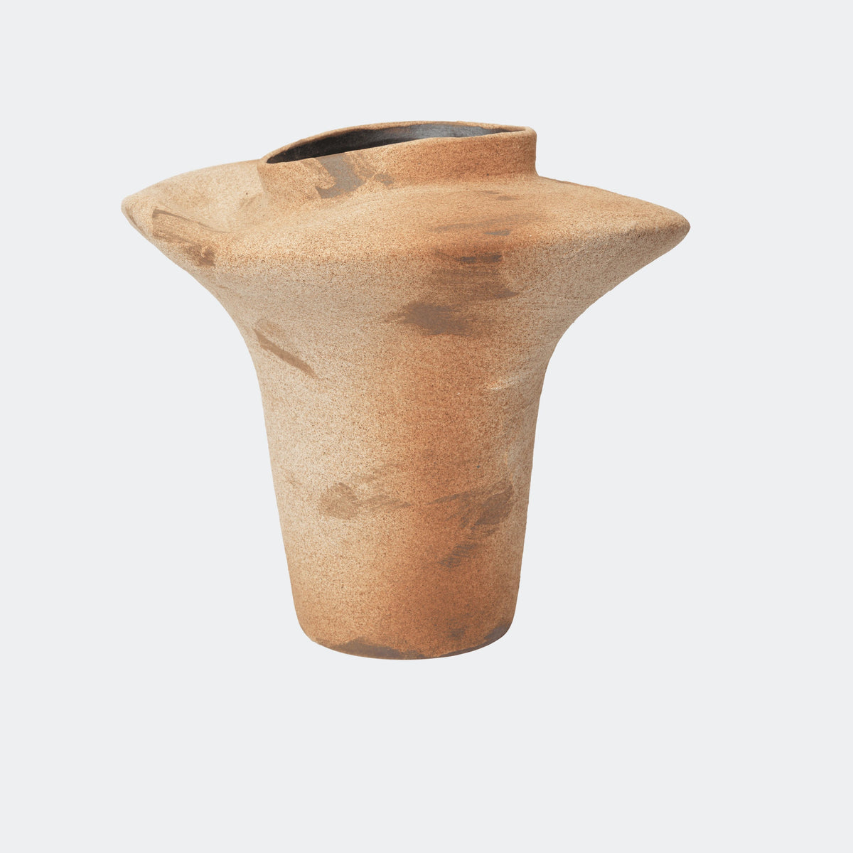 Ferm Living Evio Vase Burnt Umber Large#Color_Burnt Umber