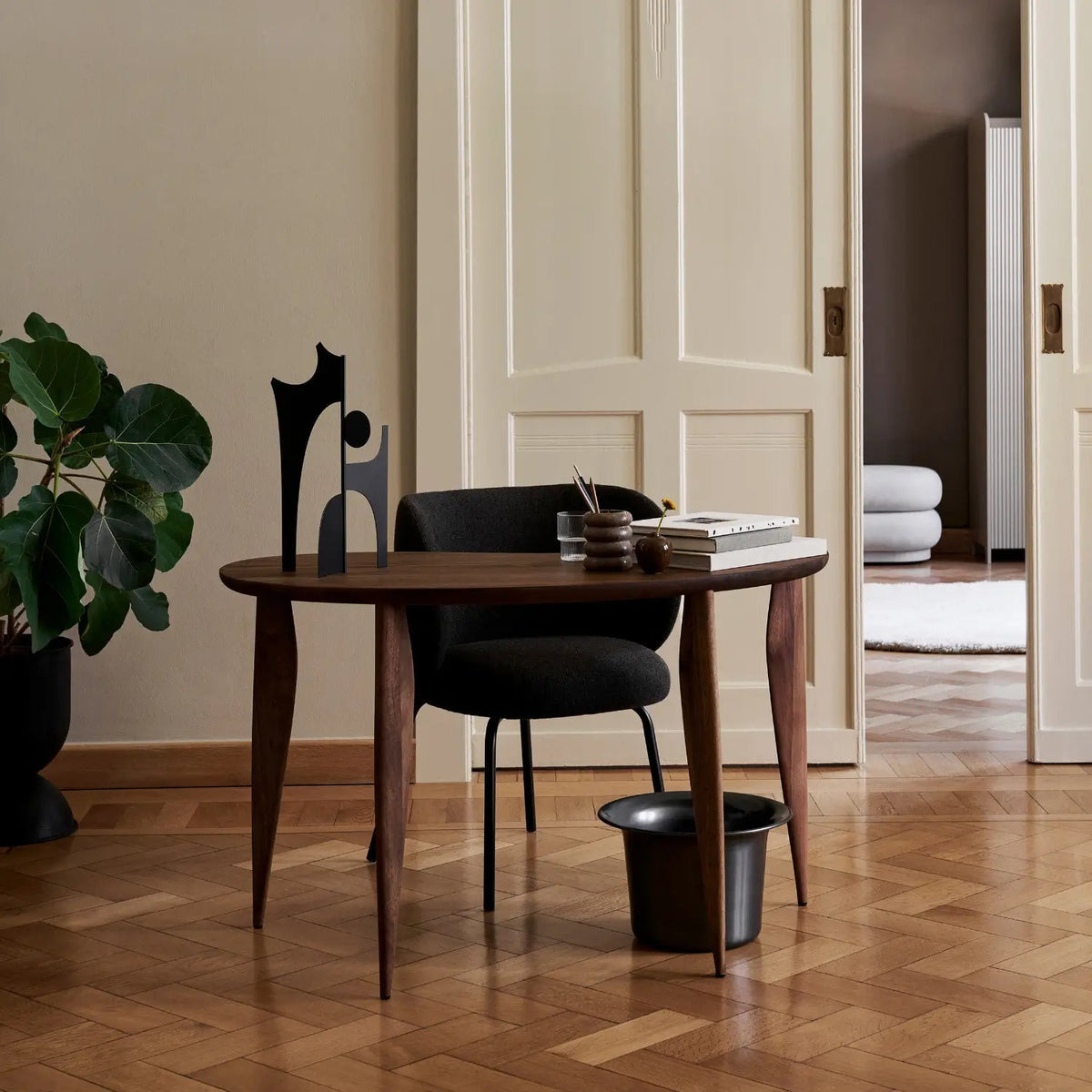 Ferm Living Feve Desk Walnut#Finish_Walnut