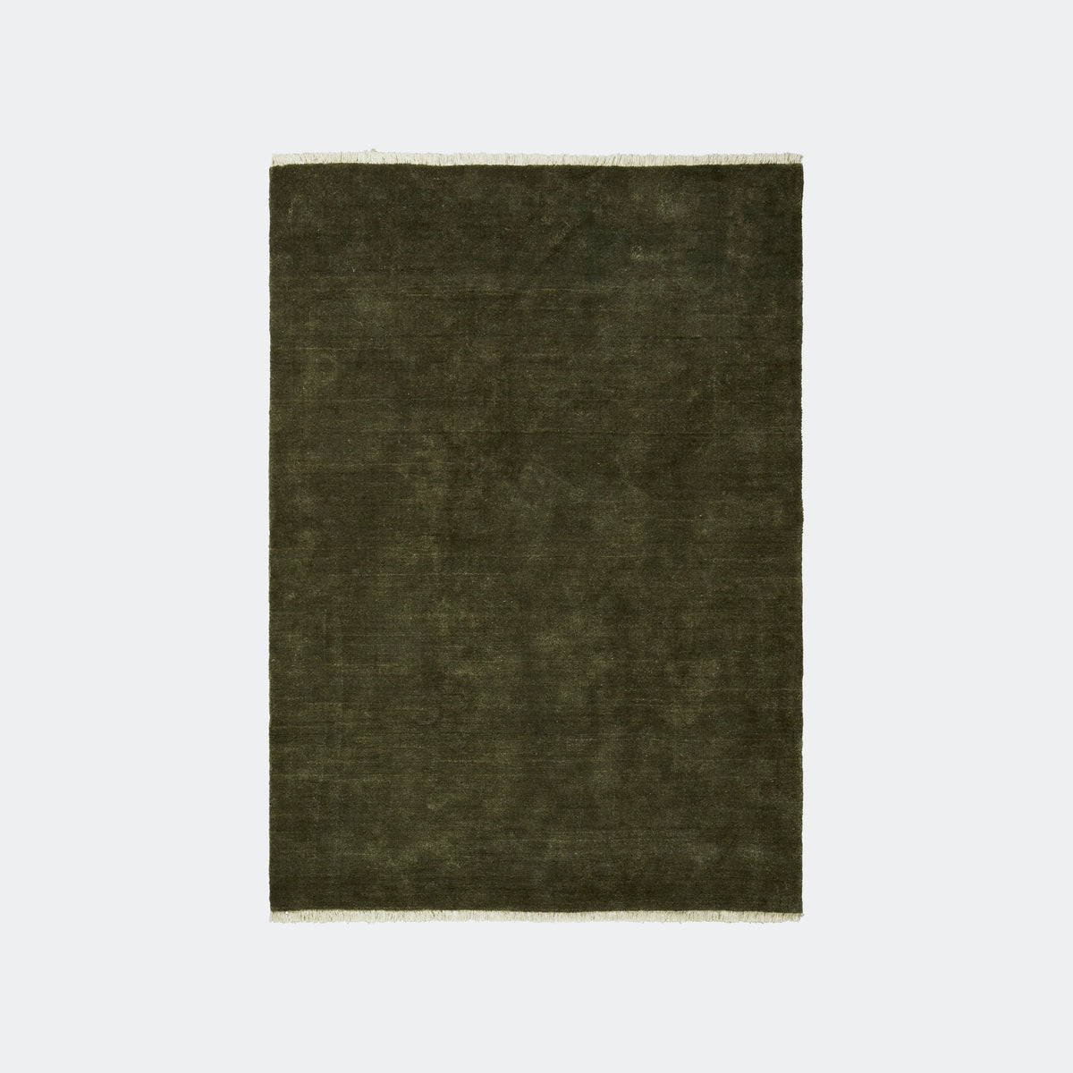 Ferm Living Firth Jute Rug Dark Olive 10' x 6.5’#Color_Dark Olive