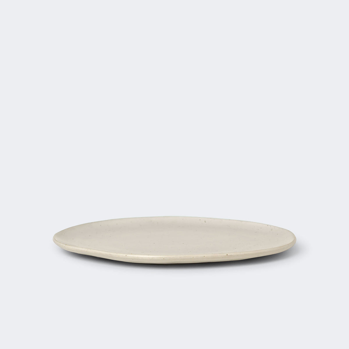 Ferm Living Flow Plate Large Off-White Speckle#Color_Off-White Speckle