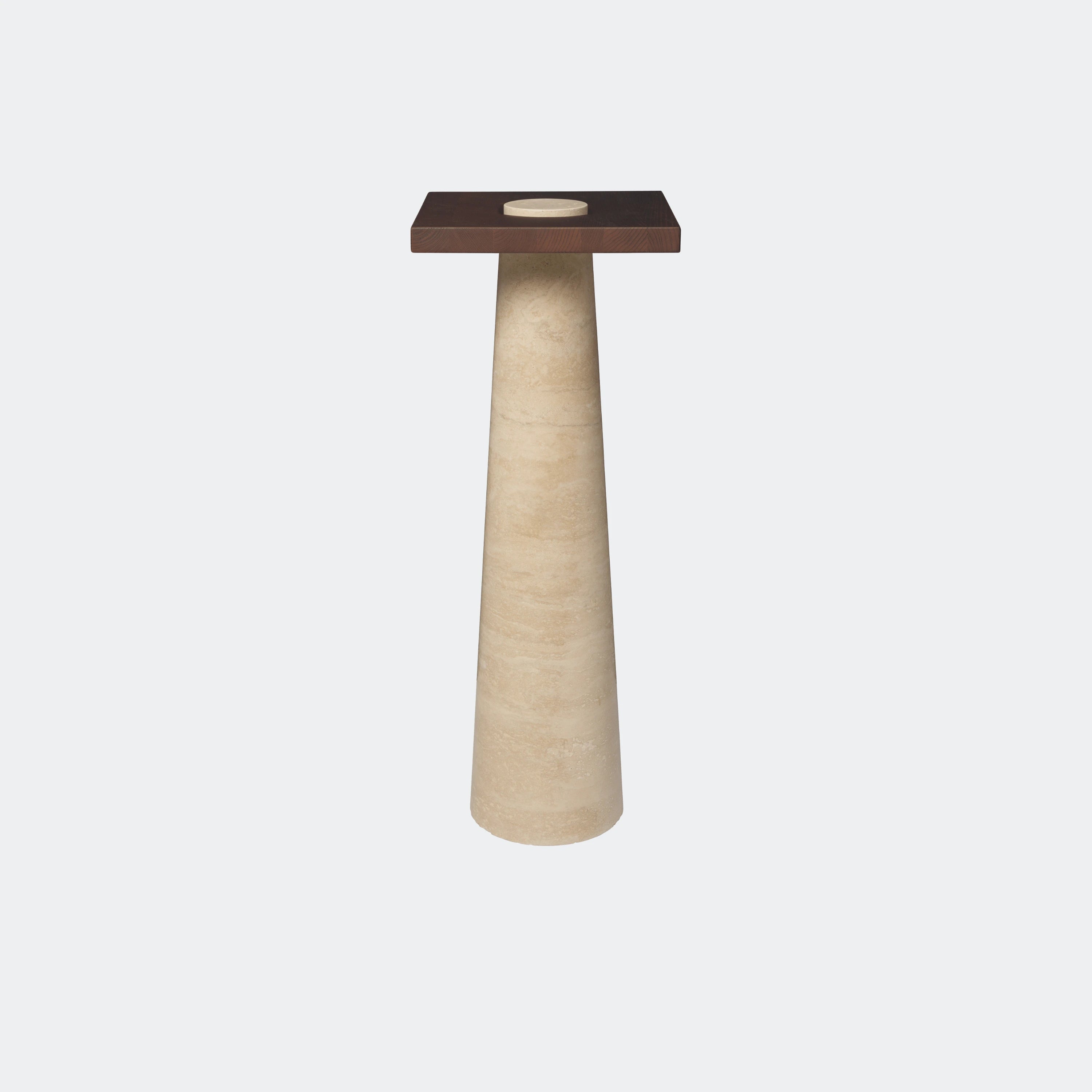 Ferm Living Grova Pedestal - Travertine