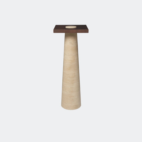 Grova Pedestal - Travertine