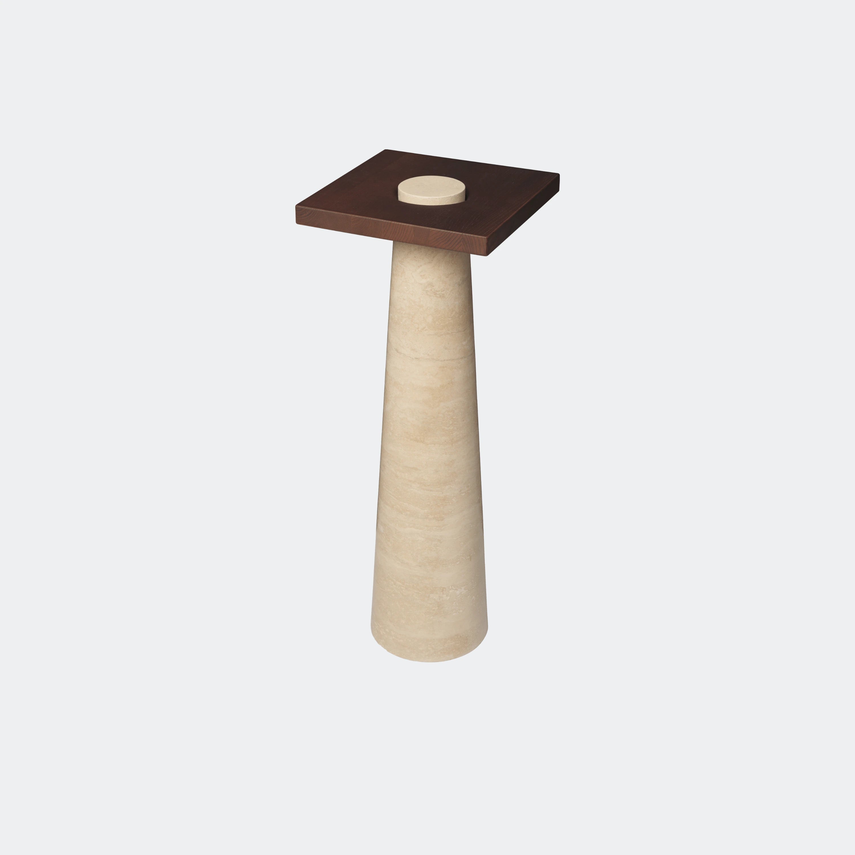 Ferm Living Grova Pedestal - Travertine