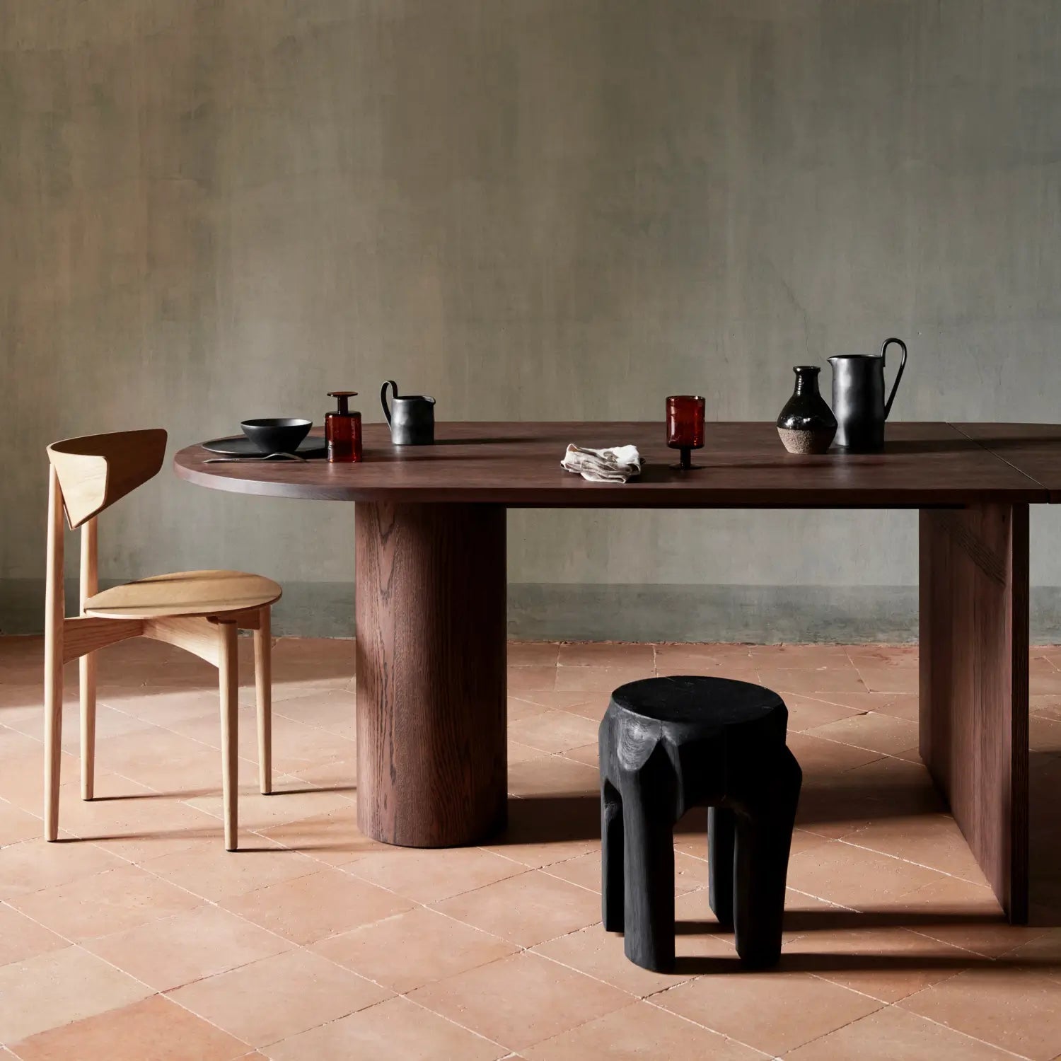 Ferm Living Herman Dining Chair - Wood - KANSO
