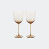 Ferm Living Host White Wine Glasses - Set of 2 Blush - KANSO#Color_Blush
