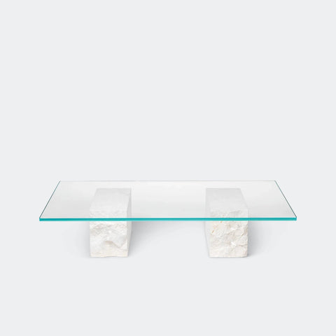 Mineral Coffee Table - Bianco Curia