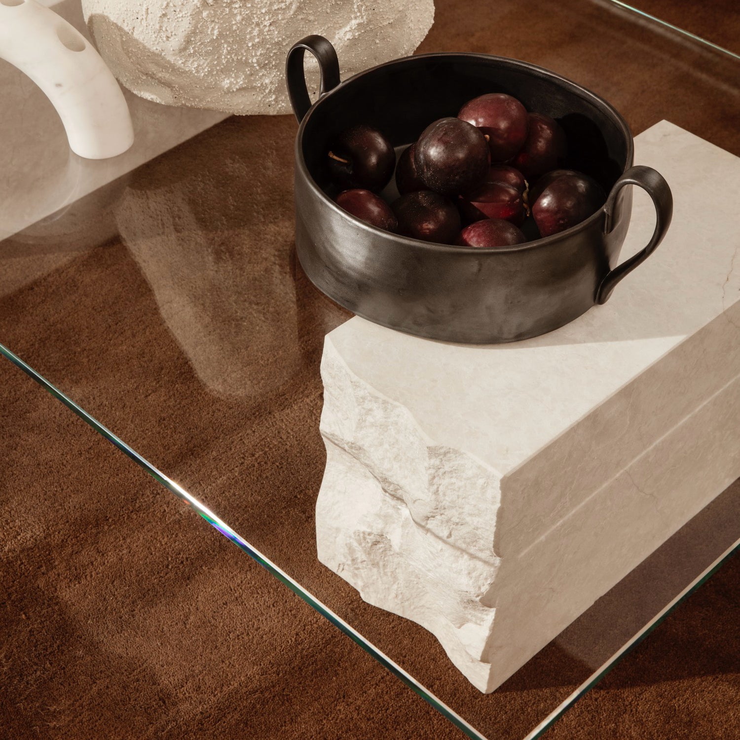 Ferm Living Mineral Coffee Table - Bianco Curia - KANSO