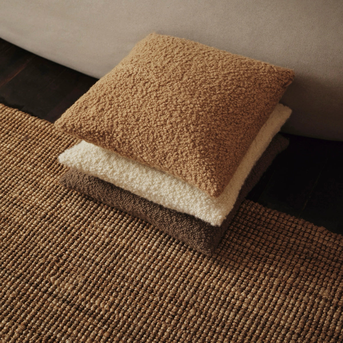 Ferm Living Moor Cushion Honey#Color_Honey