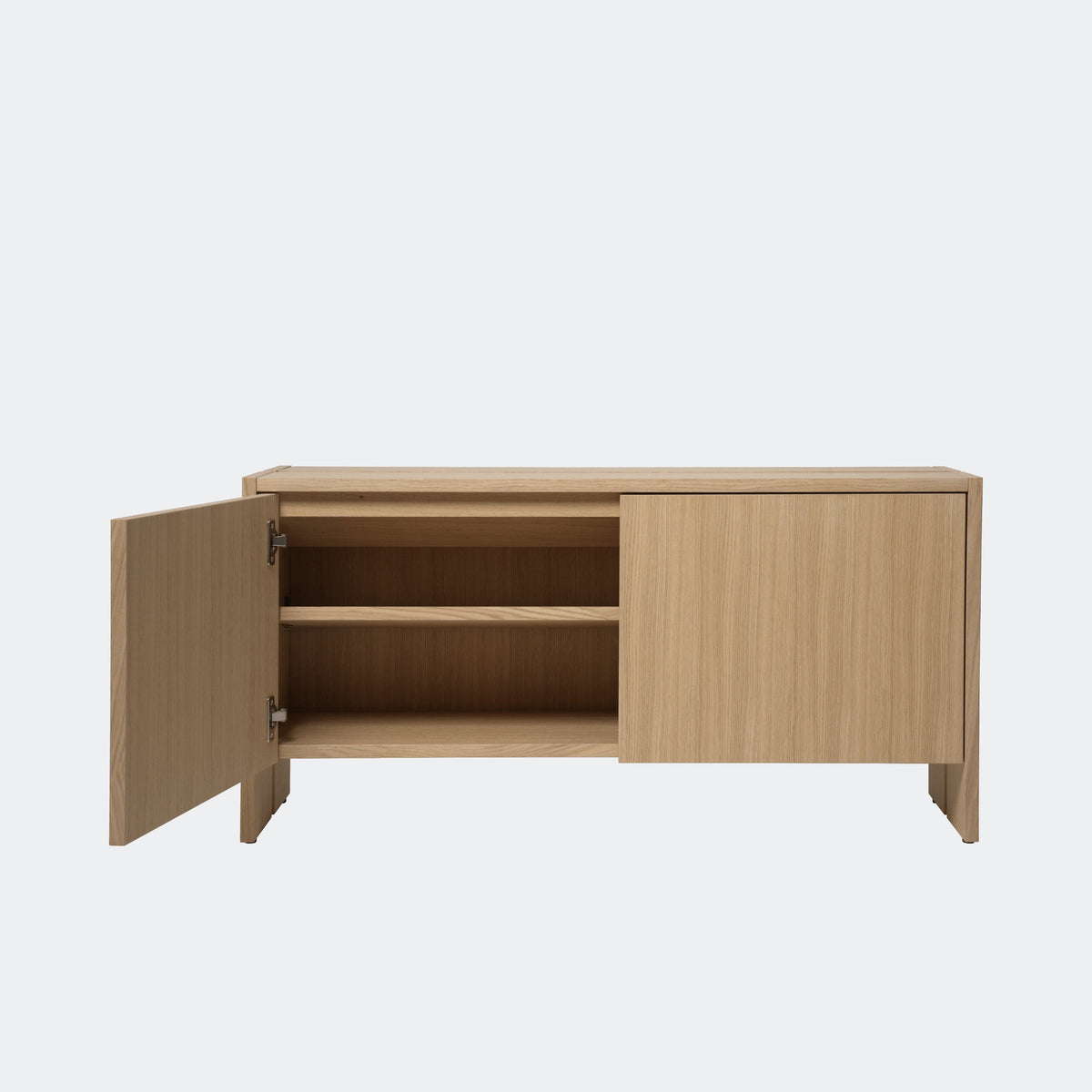 Ferm Living Parcel Hallway Cabinet - Low Natural Oak#Color_Natural Oak