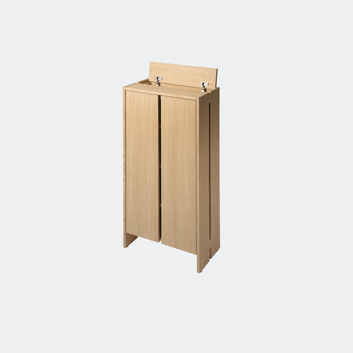 Ferm Living Parcel Hallway Cabinet - Tall Natural Oak#Color_Natural Oak