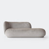 Ferm Living Rico Divan Ready To Ship Faded Velvet - Concrete - KANSO#Color_Faded Velvet - Concrete