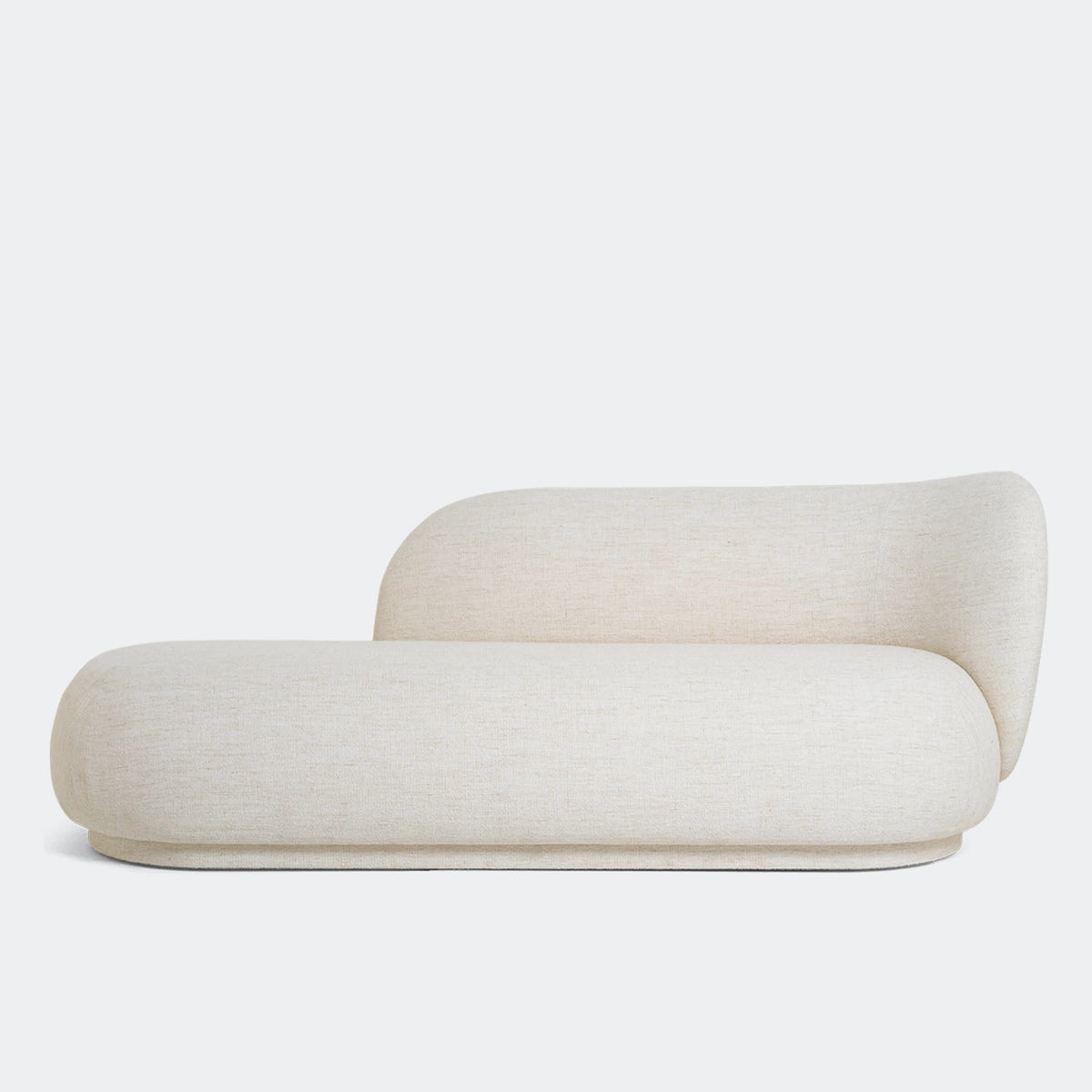 ferm Living Rico Divan, Boucle - Off-White, Right Armrest - KANSO#Color_Boucle - Off-White